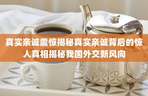 真实亲诚震惊揭秘真实亲诚背后的惊人真相揭秘我国外交新风向