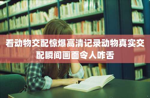 看动物交配惊爆高清记录动物真实交配瞬间画面令人咋舌