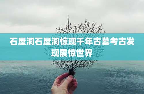 石屋洞石屋洞惊现千年古墓考古发现震惊世界