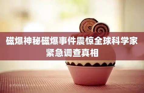 磁爆神秘磁爆事件震惊全球科学家紧急调查真相