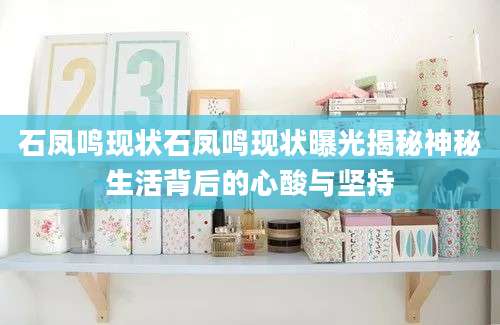 石凤鸣现状石凤鸣现状曝光揭秘神秘生活背后的心酸与坚持