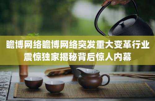 瞻博网络瞻博网络突发重大变革行业震惊独家揭秘背后惊人内幕