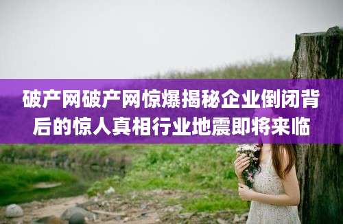 破产网破产网惊爆揭秘企业倒闭背后的惊人真相行业地震即将来临