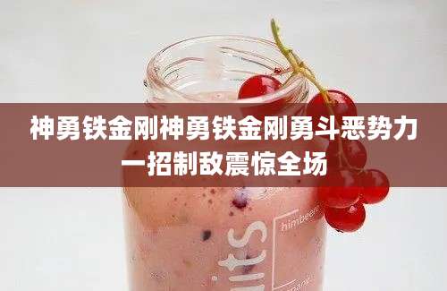 神勇铁金刚神勇铁金刚勇斗恶势力一招制敌震惊全场