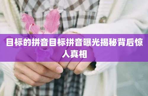 目标的拼音目标拼音曝光揭秘背后惊人真相